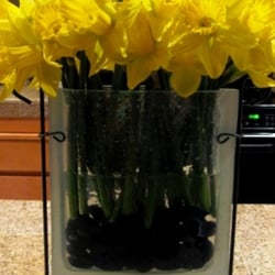 Michael K Accessories - One of the pieces we got from Michael K with daffodils.