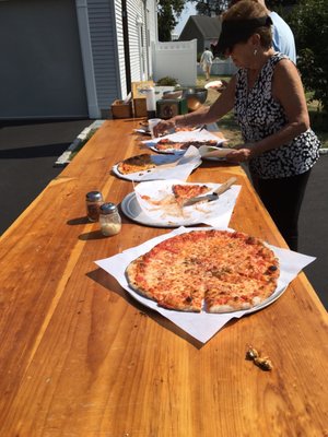 Big Green Truck Pizza by null