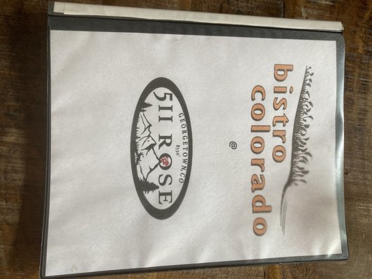 Menu photo 5 511 Rose Georgetown, CO