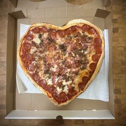 #1 New York Pizza, Heart Shaped Pizza.