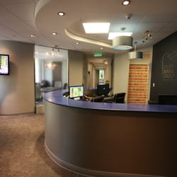 Calian Dental Group - Comfortable, modern waiting room with free espresso and water.