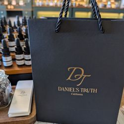 Daniel's Truth - My goodie bag from today's perfume class. I loved the experience, definitely something that everyone should try. Super sweet instructor