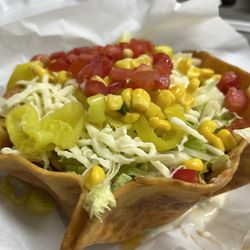 Mr. Burrito Grill - Tortilla Bowl, you pick your ingredients