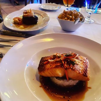 Ocean Prime - Teriyaki Salmon-Filet Mignon - Seafood Near Me - Orlando, Florida