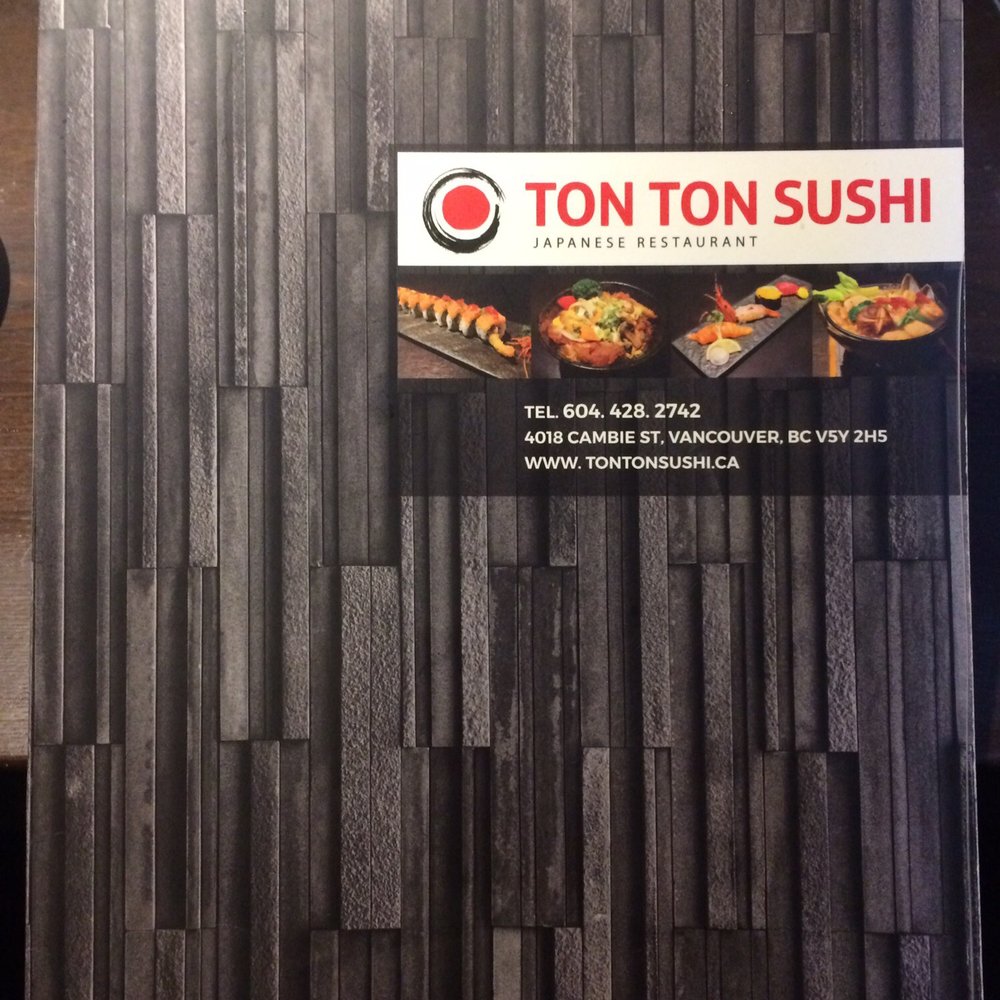 Tonton Sushi - Menu - Japanese Near Me - Vancouver, British Columbia Tonton Sushi - Menu - Japanese Near Me - Vancouver, British Columbia