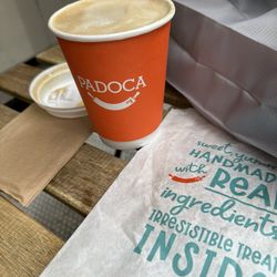 My DELICIOUS ALMOND MILK CAPPUCCINO-GREAT!!!