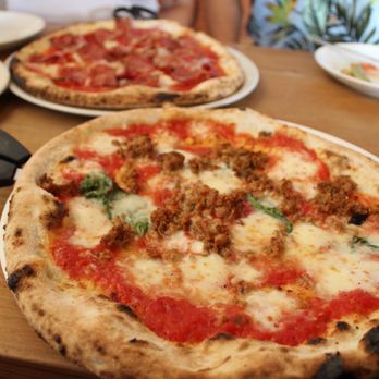 Bruciato - Margarita and Salsiccia Pizza - Pizza Near Me - Bainbridge Island, Washington