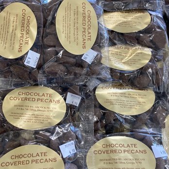 Adcock Pecans - Chocolate Covered Pecans - Grocery Near Me - Tifton, Georgia