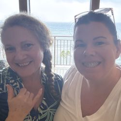 Susan's Maui Massage - Susan and I after my massage!