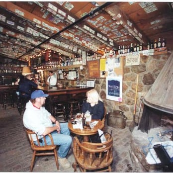 Crown Point Restaurant - The saloon - those are dollar bills (with various graffiti) as decoration. - American Near Me - Virginia City, Nevada