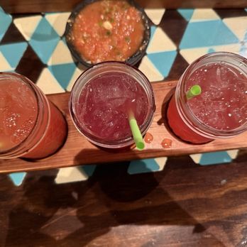 Condado Tacos - The flights and salsa - Tacos Near Me - Mountain Brook, Alabama