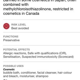 Known skin irritant in Versabase which I was encouraged to use after the first compound I paid for burned. Known skin irritant in Versabase which I was encouraged to use after the first compound I paid for burned.
