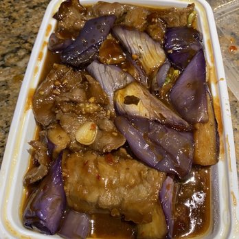 Ku Asian Bistro - Japanese Eggplant with Garlic Sauce Entree - a little wet and soppy but good flavor (with beef; $16 DD delivery) - Sushi Bars Near Me - Bronxville, New York Ku Asian Bistro - Japanese Eggplant with Garlic Sauce Entree - a little wet and soppy but good flavor (with beef; $16 DD delivery) - Sushi Bars Near Me - Bronxville, New York