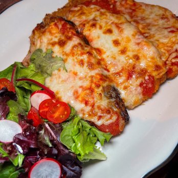 Bacall's - Eggplant Parmigiana - New American Near Me - New York, New York Bacall's - Eggplant Parmigiana - New American Near Me - New York, New York