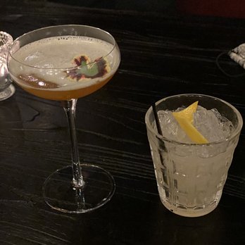 The Bellwether - Siddhartha on the left and Gravity's Rainbow on the right. Both were amazing, but Gravity's Rainbow was my fave. - Cocktail Bars Near Me - St. Louis, Missouri The Bellwether - Siddhartha on the left and Gravity's Rainbow on the right. Both were amazing, but Gravity's Rainbow was my fave. - Cocktail Bars Near Me - St. Louis, Missouri