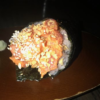Union - Spicy Tuna Union Hand Rolls- Sesame chili oil, masago, tempura flake and mayo - Japanese Near Me - Chicago, Illinois Union - Spicy Tuna Union Hand Rolls- Sesame chili oil, masago, tempura flake and mayo - Japanese Near Me - Chicago, Illinois