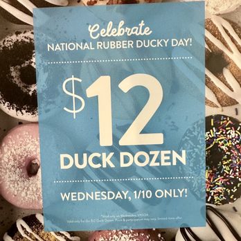 Duck Donuts - Duck dozen special on 1/10/2024 - Donuts Near Me - Queens, New York Duck Donuts - Duck dozen special on 1/10/2024 - Donuts Near Me - Queens, New York