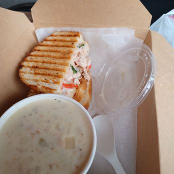 Seattle Fish Guys - Crab panini and delicious clam chowder - Seafood Markets Near Me - Seattle, Washington Seattle Fish Guys - Crab panini and delicious clam chowder - Seafood Markets Near Me - Seattle, Washington