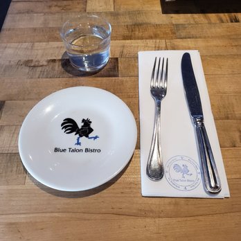 Blue Talon Bistro - Lunch set up - French Near Me - Williamsburg, Virginia