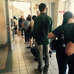 US Post Office - The line I wouldn't be in if the phone number worked or if I could have reached a human once I found a number that did work