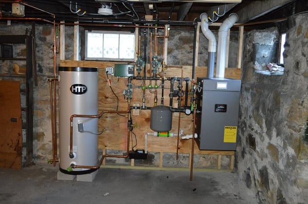 Absolute Precision Plumbing, Heating & Cooling Logo