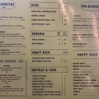 Tacofino Ocho - Menu july 2022 - Mexican Near Me - Vancouver, British Columbia Tacofino Ocho - Menu july 2022 - Mexican Near Me - Vancouver, British Columbia