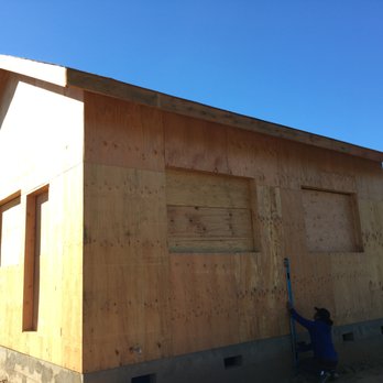 Herrera General Building - Walls are sheathed and roof deck is nailed down, just need to build the porch from this point. - General Contractors Near Me Herrera General Building - Walls are sheathed and roof deck is nailed down, just need to build the porch from this point. - General Contractors Near Me