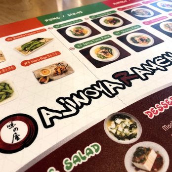 Ajinoya Ramen - We waited so long for them to come and order that I took a picture of the menu. - Ramen Near Me - Denver, Colorado Ajinoya Ramen - We waited so long for them to come and order that I took a picture of the menu. - Ramen Near Me - Denver, Colorado