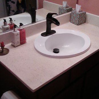 SB Refinishing - Stonefleck coating on vanity top - Refinishing Services Near Me - Lancaster, California SB Refinishing - Stonefleck coating on vanity top - Refinishing Services Near Me - Lancaster, California
