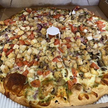 King Kong NY Pizza - Chicken Pesto Pizza - Pizza Near Me - San Jose, California King Kong NY Pizza - Chicken Pesto Pizza - Pizza Near Me - San Jose, California