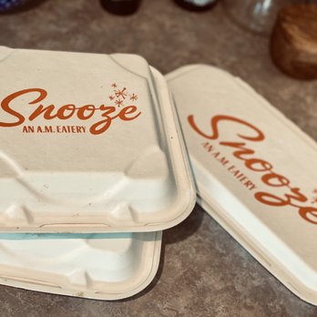Snooze, an A.M. Eatery - Earth friendly packaging! - Breakfast & Brunch Near Me - Tucson, Arizona Snooze, an A.M. Eatery - Earth friendly packaging! - Breakfast & Brunch Near Me - Tucson, Arizona