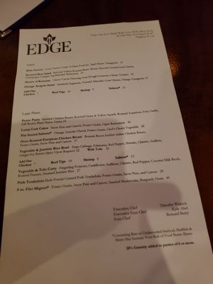 Menu photo 8 Edge Restaurant Bethlehem, PA