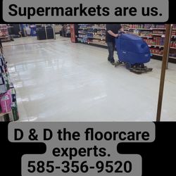 D & D Cleaning - Stripping and waxing, daily maintenance, top coat services.