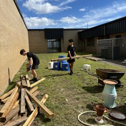 Holley-Navarre Middle School - Greenhouse Clean up
