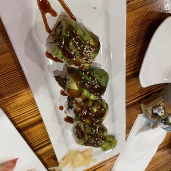 Land of Sushi - Dragon Sushi Roll - Sushi Bars Near Me - Centennial, Colorado Land of Sushi - Dragon Sushi Roll - Sushi Bars Near Me - Centennial, Colorado