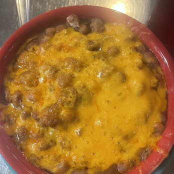 Duran Central Pharmacy - Bowl of Beans with Cheese - Mexican Near Me - Albuquerque, New Mexico