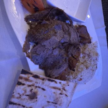Mado Restaurant - Lamb Shish Kebab & Gyro Combo Platter so good! - Mediterranean Near Me - River Edge, New Jersey