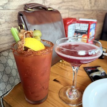 Rock & Brews - Redondo Beach - Signature Bloody Mary and Slippery when Wet Cosmo - Burgers Near Me - Redondo Beach, California Rock & Brews - Redondo Beach - Signature Bloody Mary and Slippery when Wet Cosmo - Burgers Near Me - Redondo Beach, California