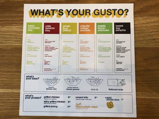 gusto! - healthy bowls & wraps by null