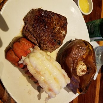 Outback Steakhouse - Filet and Lobster and sweet potato. So good! - Steakhouses Near Me - Southgate, Michigan Outback Steakhouse - Filet and Lobster and sweet potato. So good! - Steakhouses Near Me - Southgate, Michigan