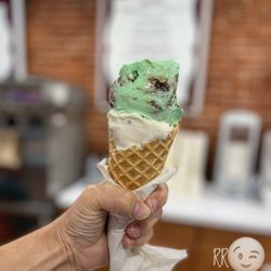 Storm Brothers Ice Cream Factory - Coconut Chocolate Almond & Mint Chocolate Chip