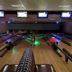 Sammi’s Family Entertainment Center - Our galactic bowling lights!