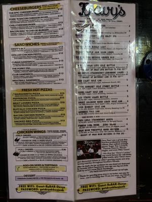 Menu photo 2 Davy’s Las Vegas, NV