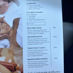 Allure Body Spa - Services