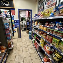 Snacks, sodas, etc. in the convenience store