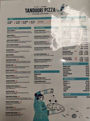 Menu photo 8 Tandoori Pizza Rancho Cucamonga, CA