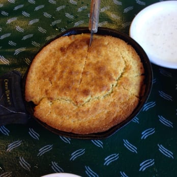 On the River Restaurant - Delicious cast iron cornbread with jalapeños and corn in it. YUMMMMM - Seafood Near Me - Freeport, Texas On the River Restaurant - Delicious cast iron cornbread with jalapeños and corn in it. YUMMMMM - Seafood Near Me - Freeport, Texas