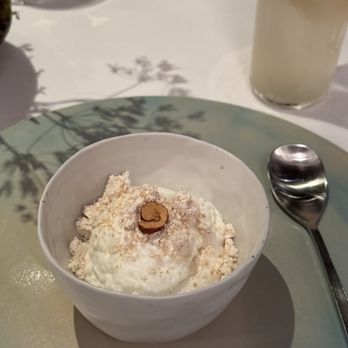 NARO - Tarakjuk Mousse, Toasted Honey, Pine Nut, Red Bean - Korean Near Me - New York, New York NARO - Tarakjuk Mousse, Toasted Honey, Pine Nut, Red Bean - Korean Near Me - New York, New York