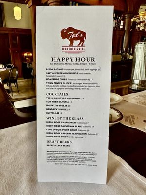 Menu photo 8 Ted's Montana Grill Jacksonville, FL