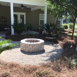 Quality Outdoors - Landscapes with fire pit seating area